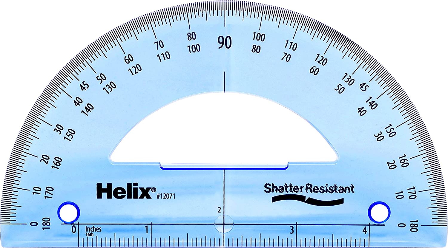Helix 'Learning' Protractor 180 degree ST-086800