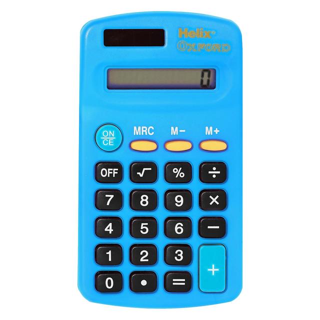 Helix Oxford Basic Calculator - Blue ST-979118-B